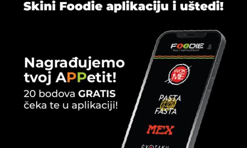 Foodie aplikacija - Pop up